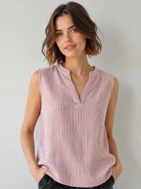 Denver Hayes linen blend summer top